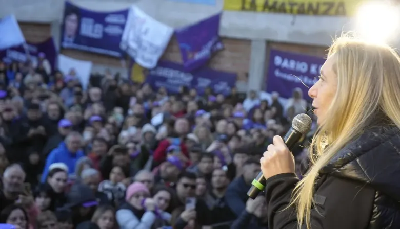 Karina Milei reapareció en La Matanza: “Vinimos para que no roben más”