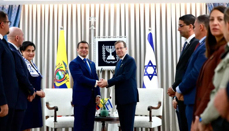 Israel como socio clave: Noboa apuesta por innovación y defensa estratégica