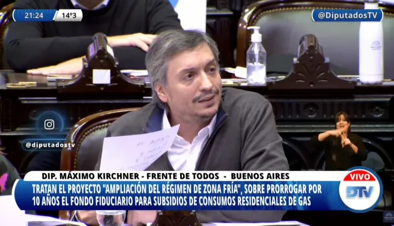 ¿Se poda el régimen de Zona Fría? La 'premonición' de Máximo Kirchner en el 2021