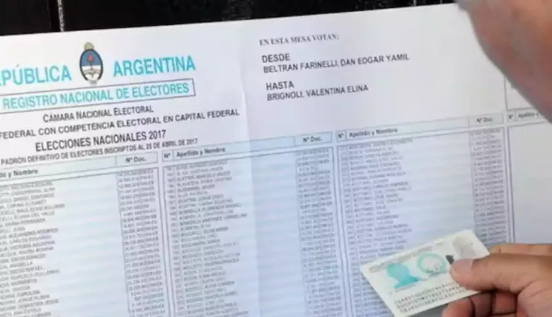 La CNE habilitó el padrón definitivo para consultar el lugar de votación