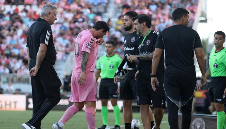 Messi se lesionó y preocupa al Inter Miami y a la selección