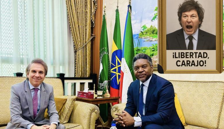Javier Milei, Roccatagliata, Annobón y Cancillería: el ridículo argentino ante la dictadura de Obiang