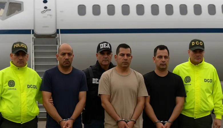 Colombia envía a 13 narcos a Estados Unidos en histórica operación conjunta antidrogas