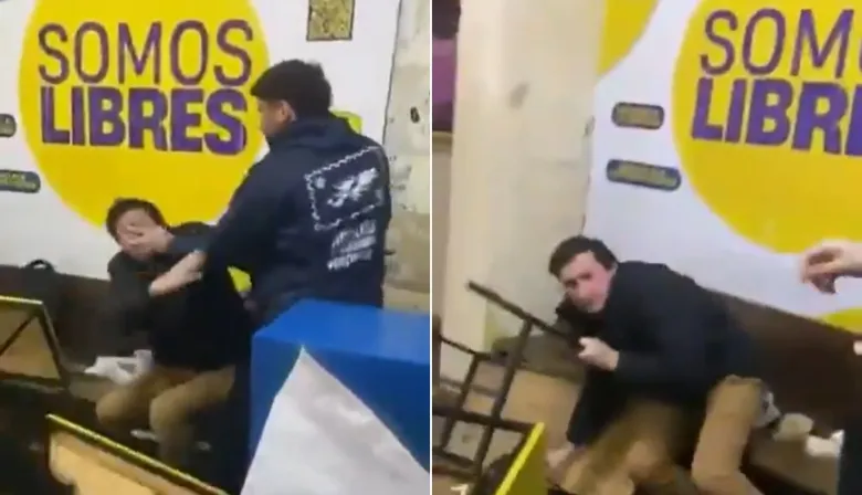 A las piñas entre peronistas y libertarios en la UBA: todos los videos