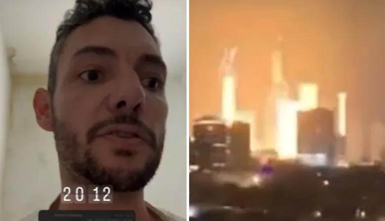 Los diputados Damián Arabia y Maximiliano Ferraro en Tel Aviv: "Acaba de caer un misil apenas a metros de donde estamos"