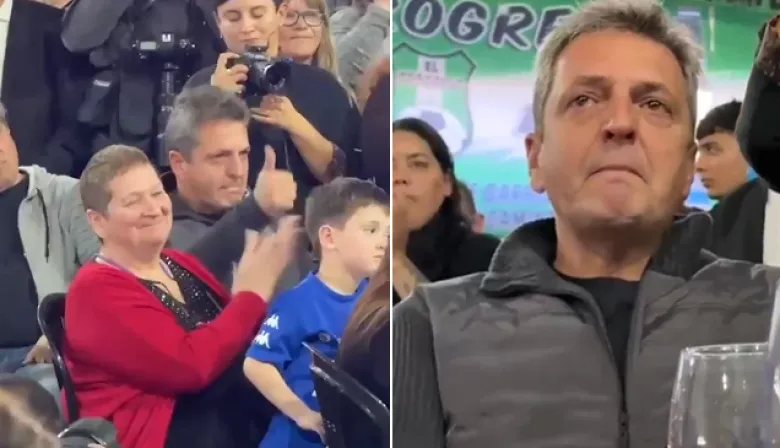 Massa al borde de las lágrimas por los elogios de Kicillof en Tigre