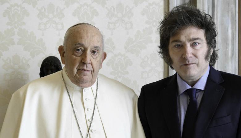 Milei viaja el jueves a Roma para participar del funeral del Papa Francisco