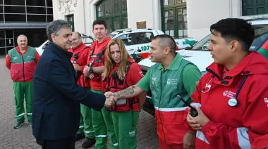 La Ciudad instaló una base de asistencia de emergencias del SAME en La Rural