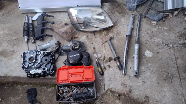 Ezeiza: desmantelaron un taller clandestino de autopartes