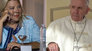El último adiós de Elisa Carrió al Papa Francisco: "Dios te tenga en la gloria"