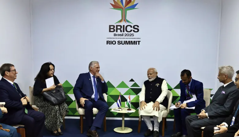 India y Cuba refuerzan lazos farmacéuticos y digitales en la cumbre BRICS 2025