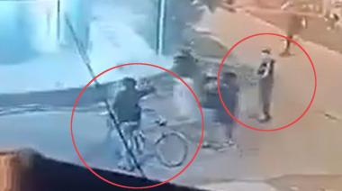Una cámara de seguridad grabó cómo mataron al policía Leguizamón en José C. Paz