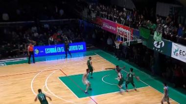 Histórico triple en la Liga Nacional de Básquet: Lezcano la metió de aro a aro