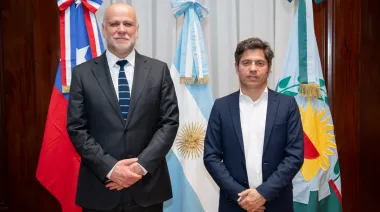 Kicillof recibió a autoridades chilenas tras los incidentes en la cancha de Independiente