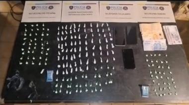 Cierran búnker en Constitución: detienen a tres narcos y secuestran cocaína