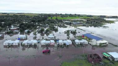 El dramático temporal en María Teresa: cayeron 290 mm y hay decenas de familias evacuadas