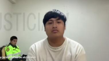 Perú dictó prisión preventiva para “Pequeño J” en el marco del pedido de extradición a la Argentina