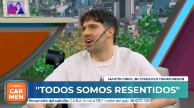 Martín Cirio reveló el permitido que tiene una vez al mes