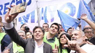 Kicillof marchó por la libertad de Cristina y llamó a “llenar las urnas de votos”