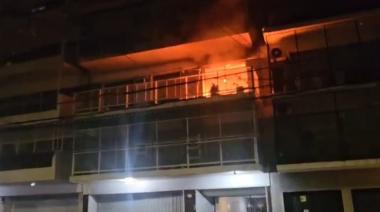 Incendio en Caballito: seis personas fueron hospitalizadas