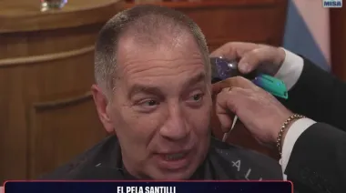 Diego Santilli se rapó en vivo tras el triunfo de La Libertad Avanza