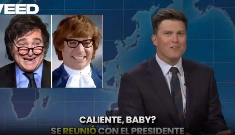 Saturday Night Live se burló de Javier Milei y lo comparó con Austin Powers