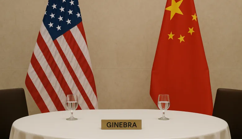 Donald Trump y Xi Jinping negocian en Ginebra: EE.UU. y China pactan tregua arancelaria