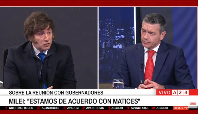 Milei: “La derrota de septiembre fue una bendición”