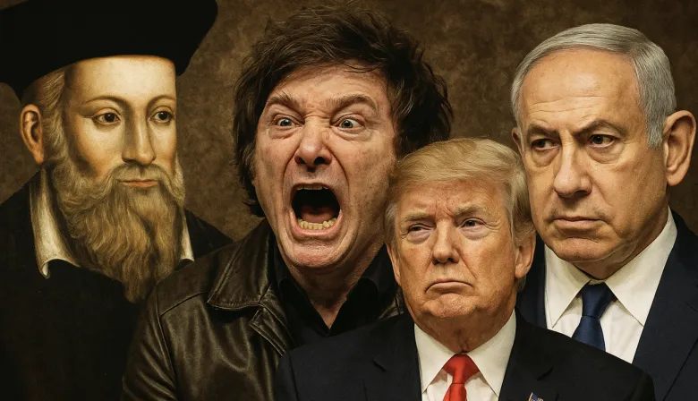 Milei, Trump e Israel: el presidente argentino apoya la guerra con Irán para cumplir una profecía de Parravicini