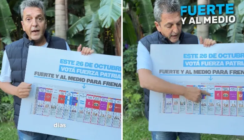 "Fuerte al medio": Massa reapareció y recordó la derrota de Milei en PBA