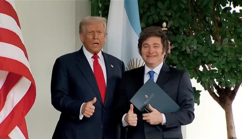 Trump apoya a Milei: "Si gana, ayudaremos; si pierde, no perderemos el tiempo"