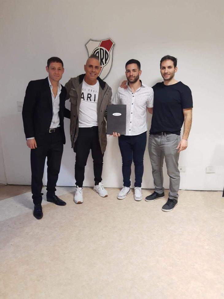 Hace 3 años que el ex referi preside la filial de River de Tres de Febrero.