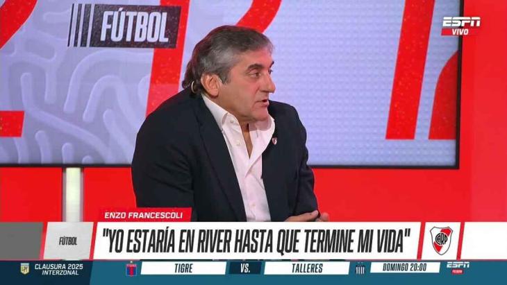 El ídolo uruguayo habló sobre el futuro del colombiano junto a Mariano Closs en ESPN