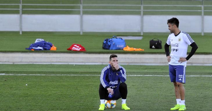 El "Pity" Martinez fue parte de la primera nómina de Scaloni como DT en el año 2018. 