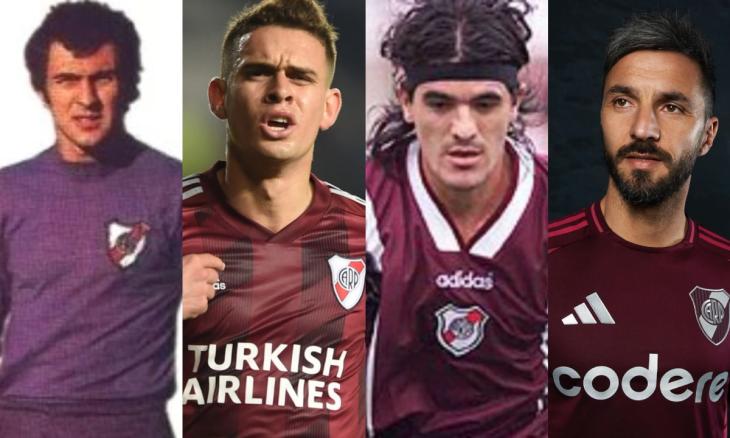 En diferentes décadas, River también ha lanzado camisetas en homenaje al vínculo histórico con el conjunto italiano.