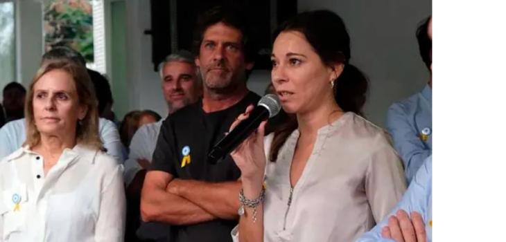 Nancy Ballejos junto a Eduardo Caminal, actual presidente del PRO Entre Ríos.