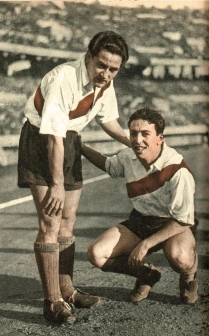 Pedernera junto a Labruna marcaron un dúo formidable.