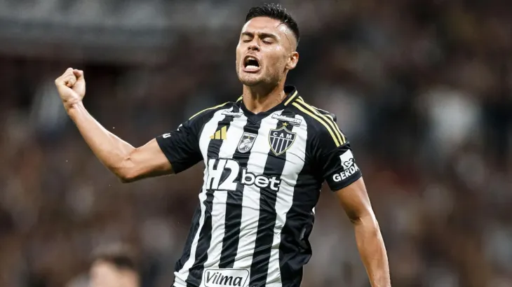 El volante central marcó un solo tanto jugando para Atletico Mineiro.