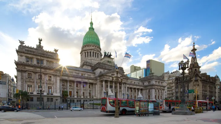 Fachada del Congreso Nacional, sede donde se aprob&oacute; la Ley de Financiamiento Universitario respaldada por la Justicia Federal.