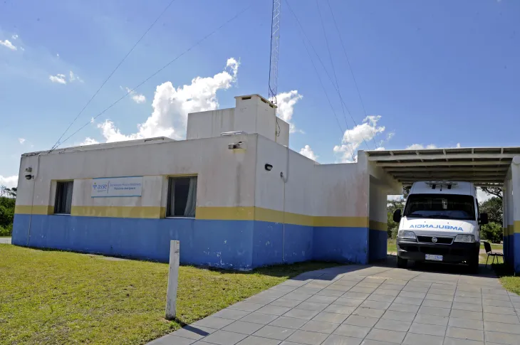 Centro médico en Uruguay donde fue atendido de urgencia el empresario Gustavo Scaglione tras sufrir picaduras de avispa.