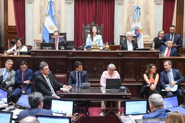 El Senado de la Naci&oacute;n, escenario donde la CGT busca frenar el avance de la ley laboral.