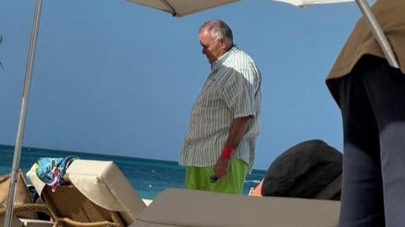 El gobernador de Tucum&aacute;n, Osvaldo Jaldo, de vacaciones en Aruba en medio de las inundaciones en la provincia.