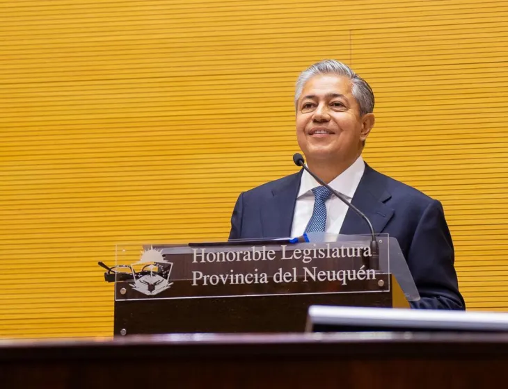 Rolando Figueroa defendió los convenios colectivos de Neuquén.