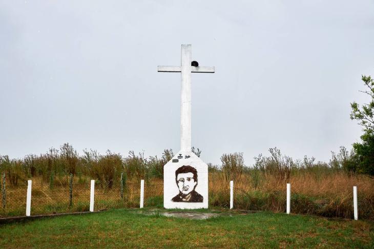 La cava de General Madariaga, sitio de memoria por el crimen de Jos&eacute; Luis Cabezas.