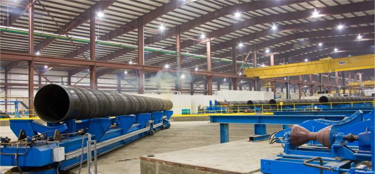 Ca&ntilde;os de acero Welspun para la obra del gasoducto Vaca Muerta.