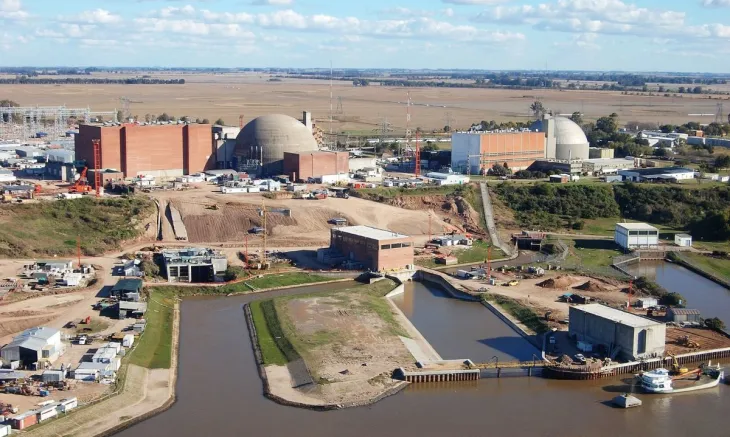 Centrales nucleares Atucha donde se detectaron las presuntas irregularidades en contratos.