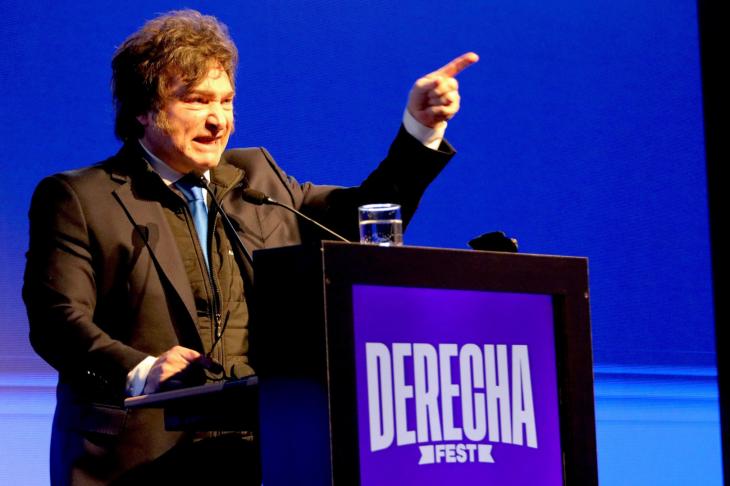 Milei profundiz&oacute; su conflicto con Paolo Rocca en La Derecha Fest.