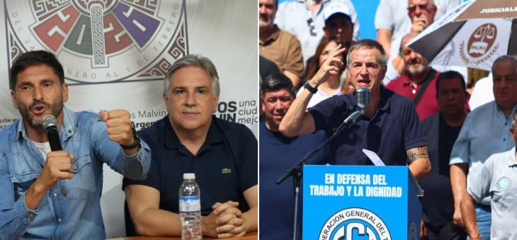 Los gobernadores Llaryora y Pullaro evitaron las reuniones con la c&uacute;pula sindical.