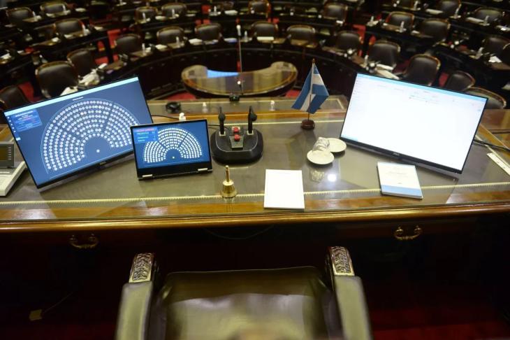 Detalle de labor parlamentaria en el Congreso de la Naci&oacute;n.