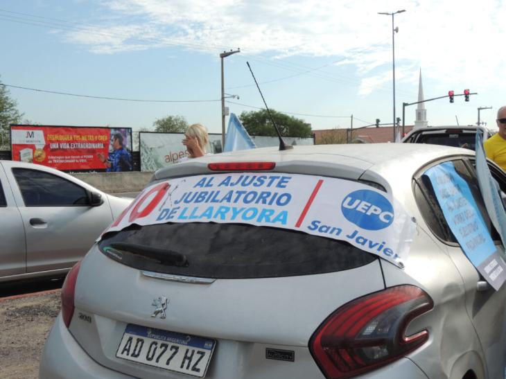Manifestaci&oacute;n de gremios estatales en la ciudad de C&oacute;rdoba.